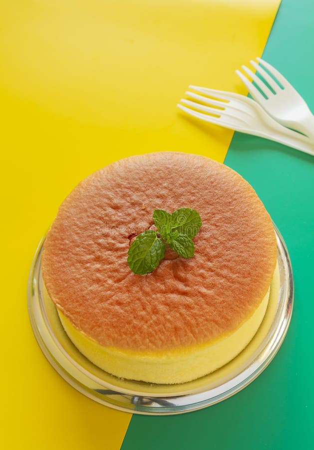 Fluffy Japanese Cheesecake Close Up. Desserts Stock Photo Image of sliced, sunlight 218354228