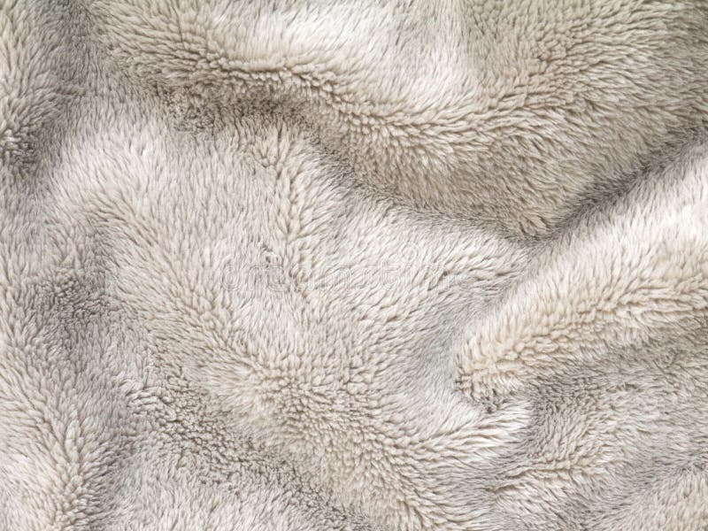 Fluffy Polyester Fleece Fabric Stock Image - Image of cloth, folded ...