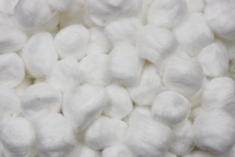 Fluffy White Cotton Balls stock image. Image of health 105672931