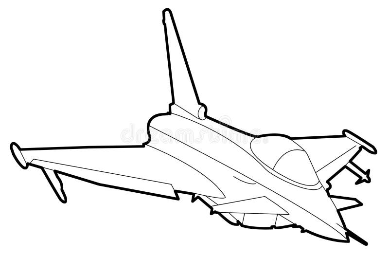 Flugzeuge, die 2 zeichnen stock abbildung. Illustration von zeilen