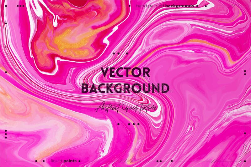 Fluid art texture. Abstract background with iridescent paint effect. Liquid acrylic artwork with flows and splashes vector illustration