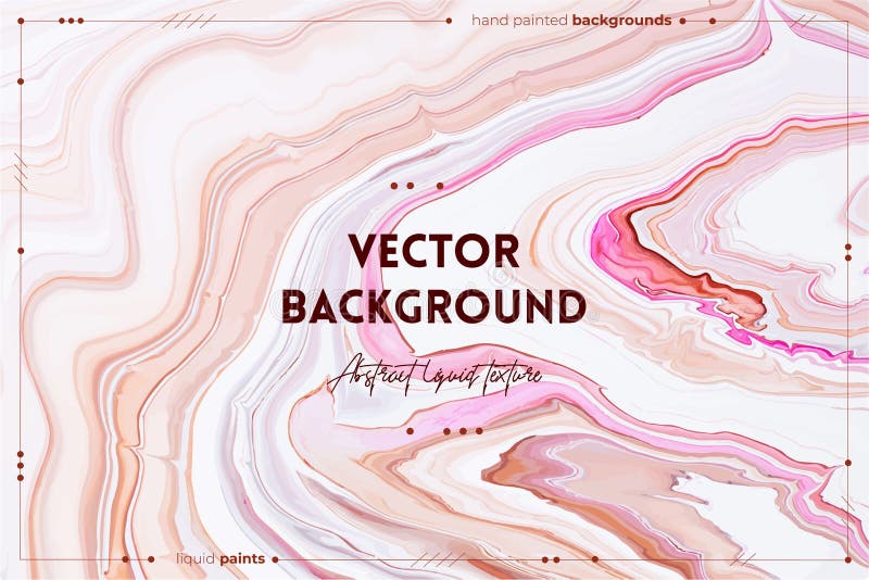 Fluid art texture. Abstract background with swirling paint effect. Liquid acrylic picture with beautiful mixed paints stock illustration