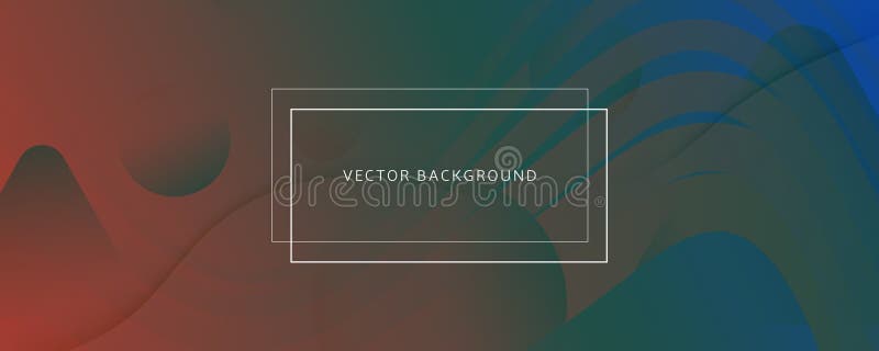 Fluid Geometric Abstract. Curve Gradient Shape royalty free illustration