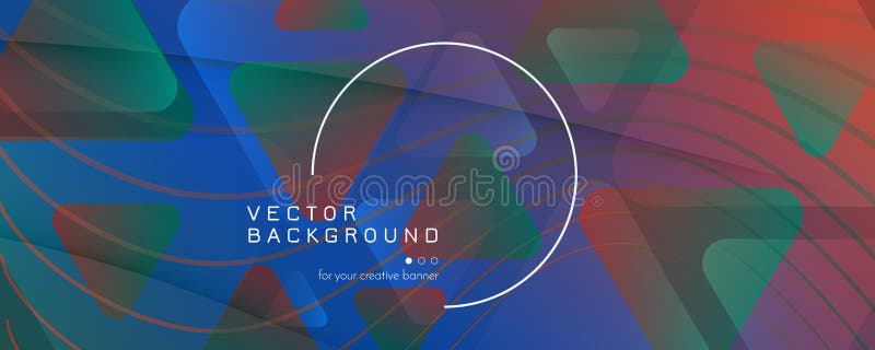 Fluid Geometric Abstract. Vector Dynamic Line royalty free illustration