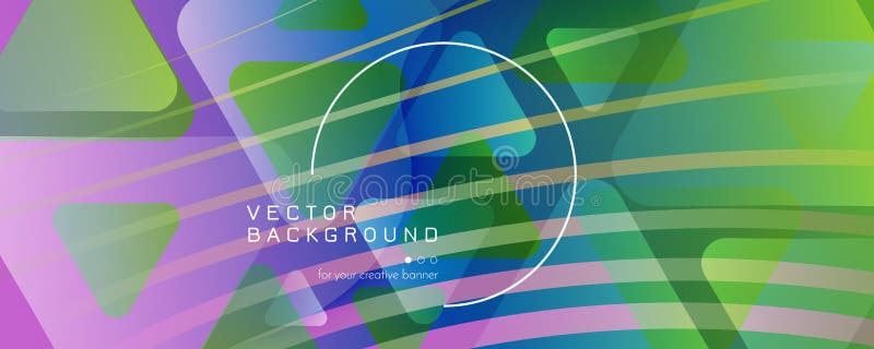 Fluid Geometric Abstract. Vector Dynamic Shapes vector illustration