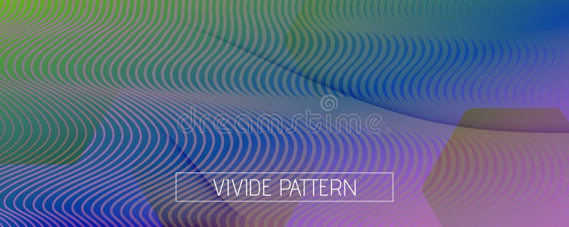 Fluid Geometric Abstract. Vector Gradient Shape royalty free illustration