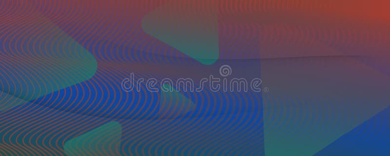 Fluid Geometric Abstract. Wave Gradient Line stock illustration