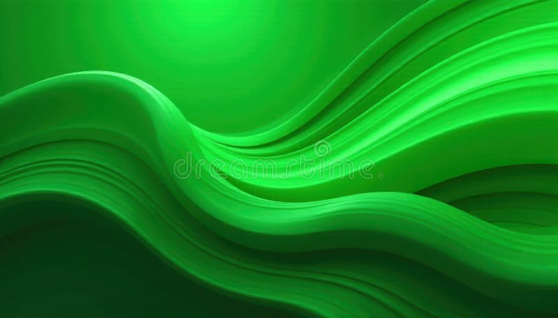 Fluid green abstract lines, creating a dynamic organic wallpaper , color, gradient, eco vector illustration