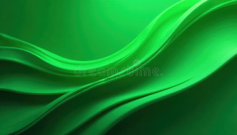 Fluid green abstract lines, creating a dynamic organic wallpaper , dynamic, organic stock illustration