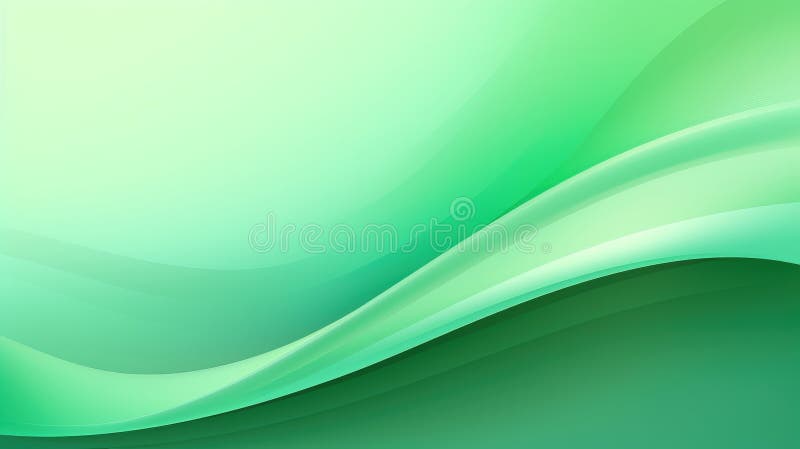 Fluid Green Gradient Mesh Background Template royalty free illustration.