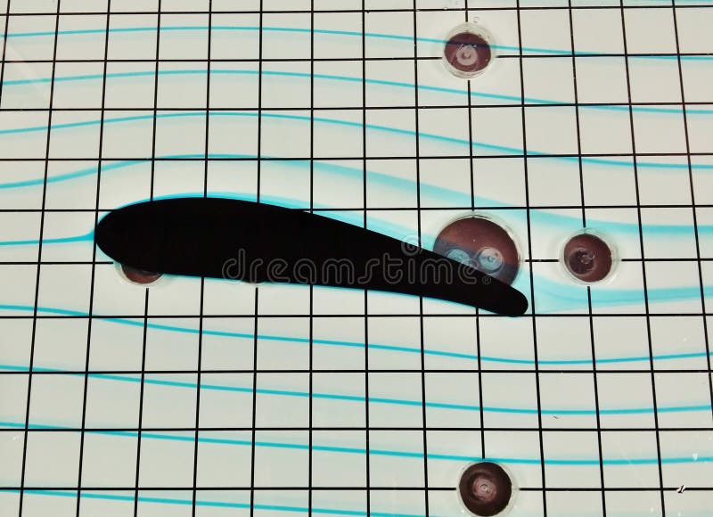 Laminar flow of an airfoil (wing cross section) with its pitch angle within the critical angle of attack (typically 15Â° for most commercial airliners), done during my aerodynamics laboratory experiment. Laminar flow of an airfoil (wing cross section) with its pitch angle within the critical angle of attack (typically 15Â° for most commercial airliners), done during my aerodynamics laboratory experiment.