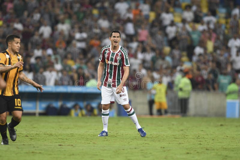 Fluminense Versus O Mais Forte Da Taça Libertadores Foto Editorial