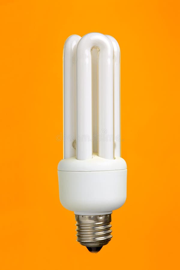 Fluorescent light bulb stock image. Image of electronics 59966043