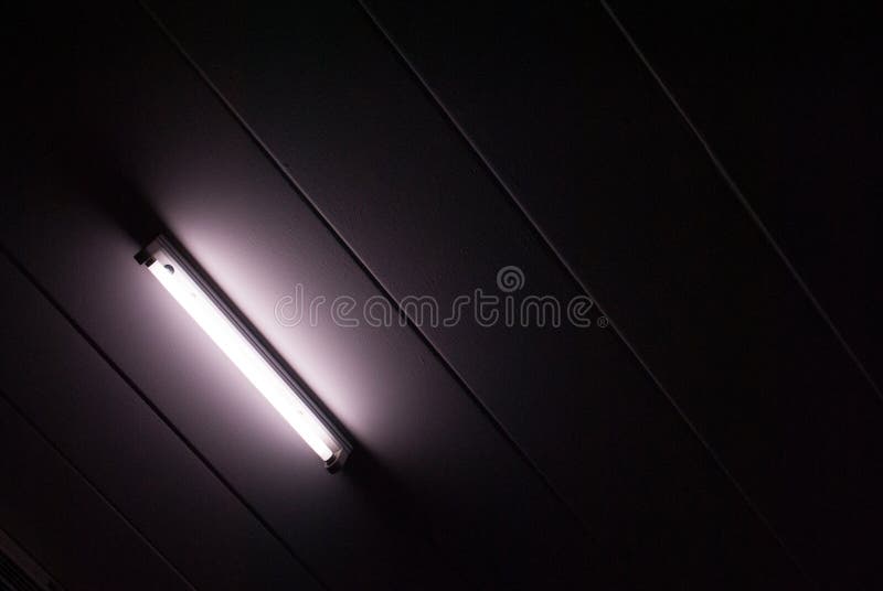 Fluorescent light stock image. Image of hope, light, dark 39972357