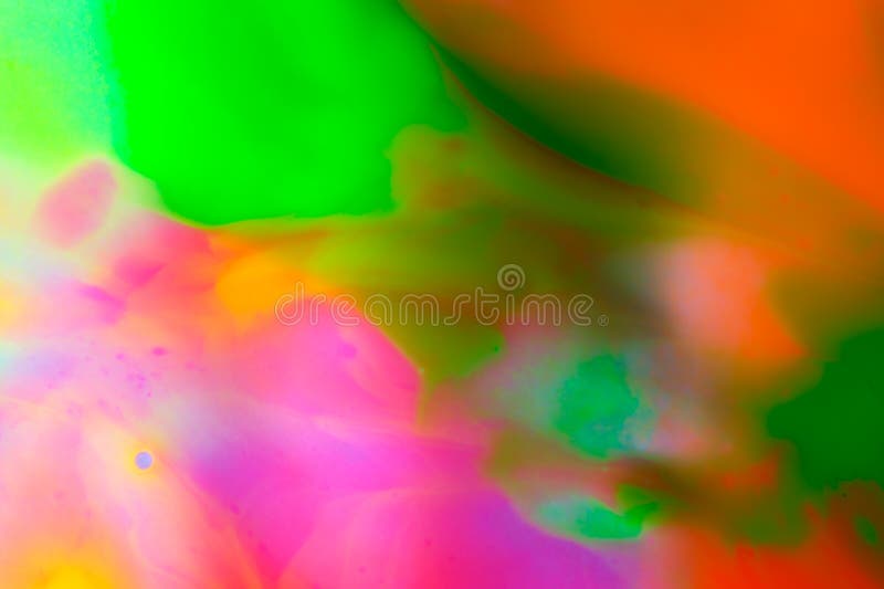 Fluorescent Paint Patterns Under Black Ultraviolet Light Stock Image Image of light, night