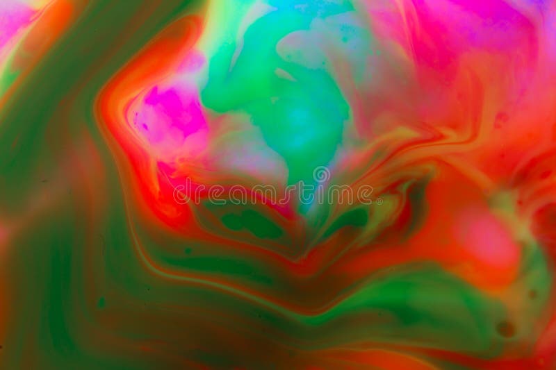 Fluorescent Paint Patterns Under Black Ultraviolet Light Stock Image Image of fluoro, pink