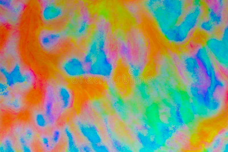 Fluorescent Paint Patterns Under Black Ultraviolet Light Stock Photo Image of green