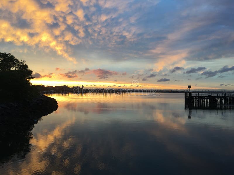 Flushing Bay Sunset Stock Photos Free & RoyaltyFree Stock Photos from Dreamstime