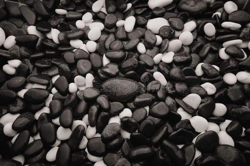 Hintergrund aus Flusssteinen stockfoto