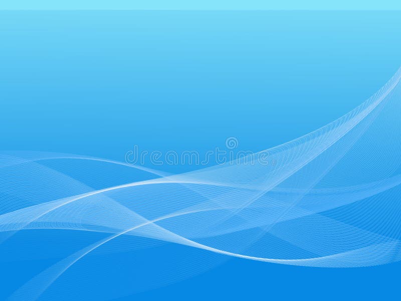 Flusso morbido sull'azzurro illustrazione vettoriale Flusso morbido sull'azzurro illustrazione vettoriale