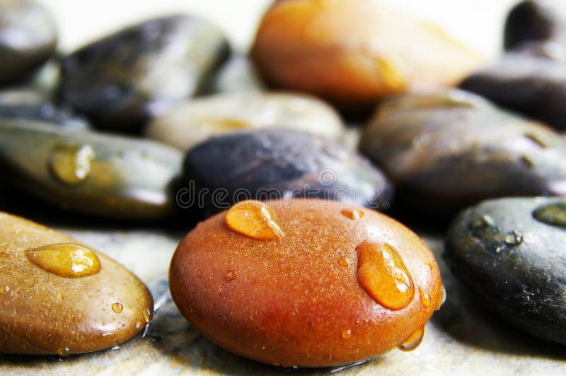 Flusskiesel lizenzfreies stockbild