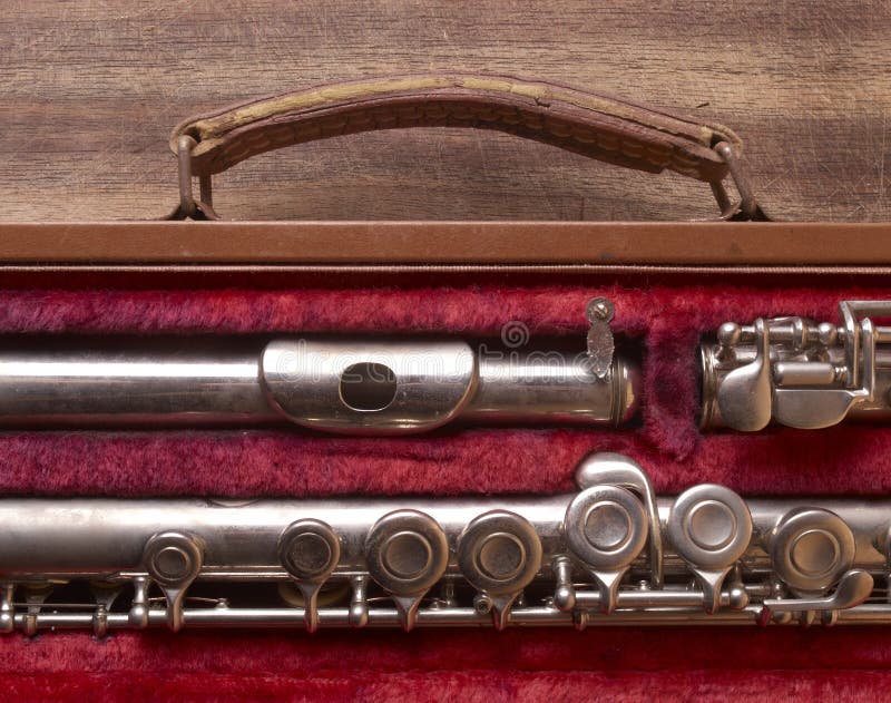 Flute; Musical Instrument stock image