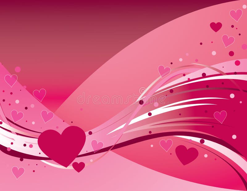 Fluttering Hearts vector illustration Fluttering Hearts vector illustration