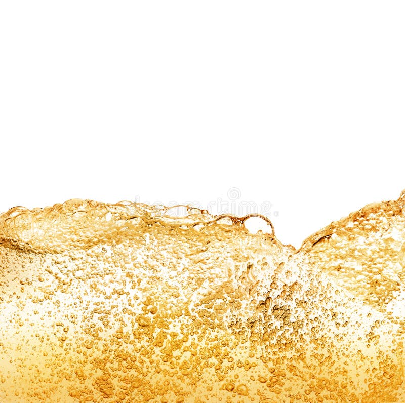 Beer foam flowing and bubbles. Golden drink concept. Beer foam flowing and bubbles. Golden drink concept