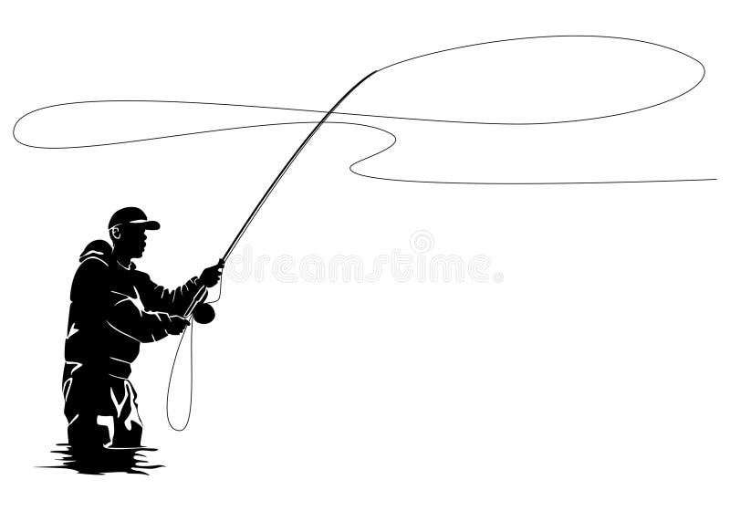 Fly Fishing Drawing Stock Photos - 3,078 Images