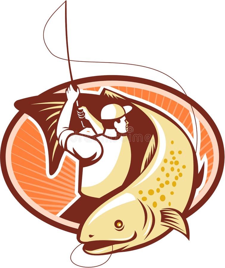 Reeling Fish Stock Illustrations – 107 Reeling Fish Stock Illustrations,  Vectors & Clipart - Dreamstime