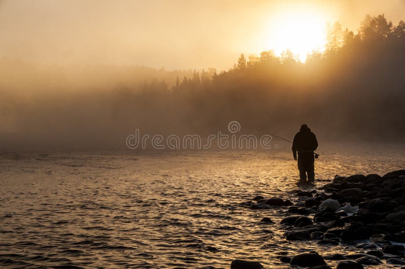 Fly fishing royalty free stock photo Fly fishing royalty free stock photo