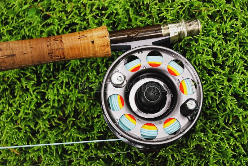 Fly fishing tackle stock image. Image of hobbies, outdoors 10226849