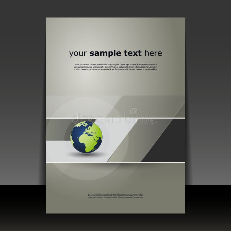 Flyer or Cover Design royalty free illustration Flyer or Cover Design royalty free illustration