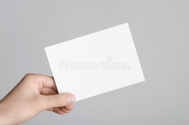 Download A6 Flyer / Postcard / Invitation Mock-Up Stock Photo ...