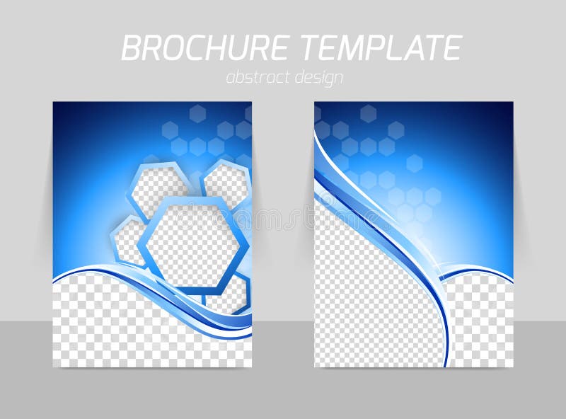 Flyer template design stock illustration Flyer template design stock illustration