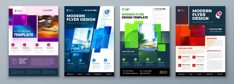 Flyer template layout design. Corporate business annual report, catalog, magazine, flyer mockup. Creative modern bright concept with square shapes. Flyer template layout design. Corporate business annual report, catalog, magazine, flyer mockup. Creative modern bright concept with square shapes.