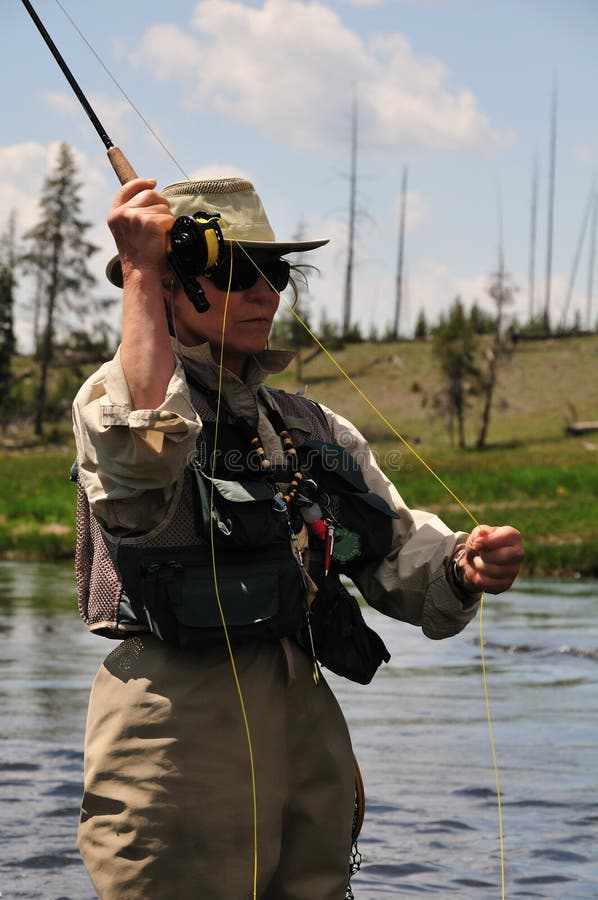 Flyfishing portrait