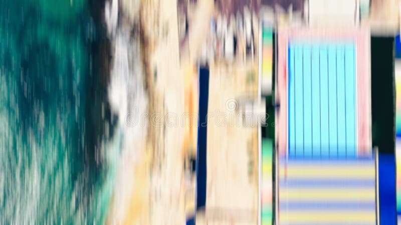Flyg- sikt till staden av Nahariya, Israel Abstrakt effekt för rörelsesuddighet arkivfoto Flyg- sikt till staden av Nahariya, Israel Abstrakt effekt för rörelsesuddighet arkivfoto