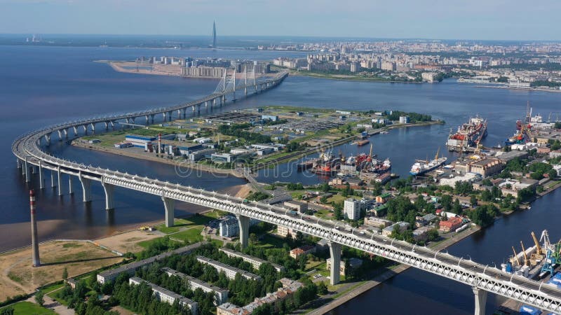 Aerial view of the St. Petersburg city at summer, Russia. Aerial view of the St. Petersburg city at summer, Russia