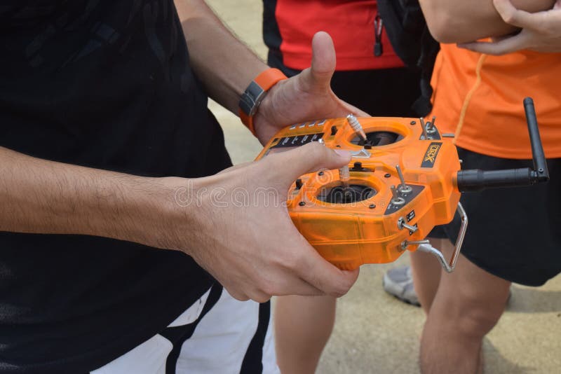 Flying Camera Drone Remote Control RC stock photos