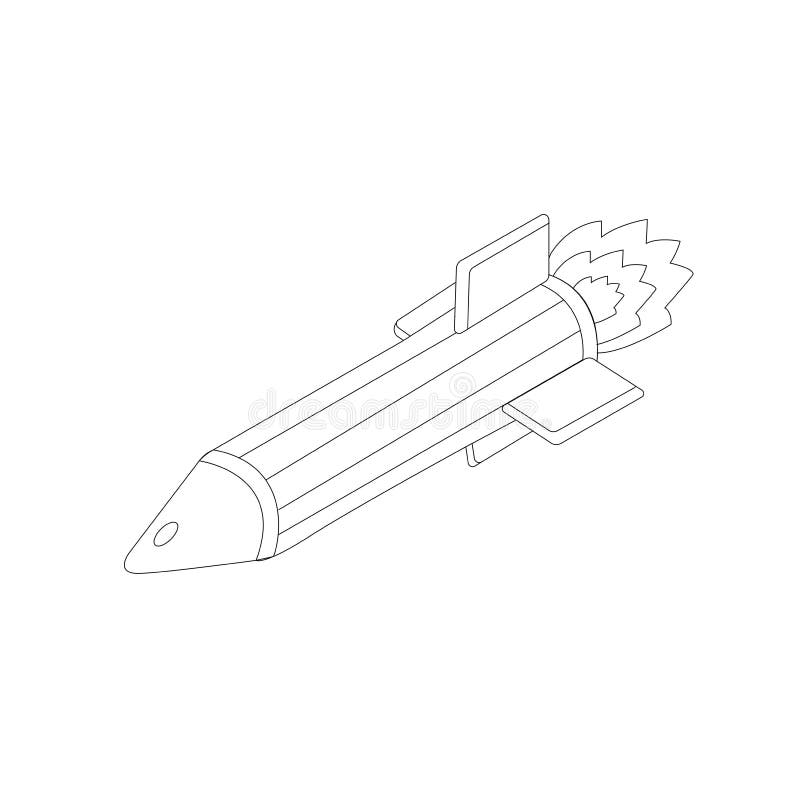 Rocket Missile Clipart PNG Images Missile Rocket Icon In Outline Style  Style Icons Rocket Icons Outline Icons PNG Image For Free Download