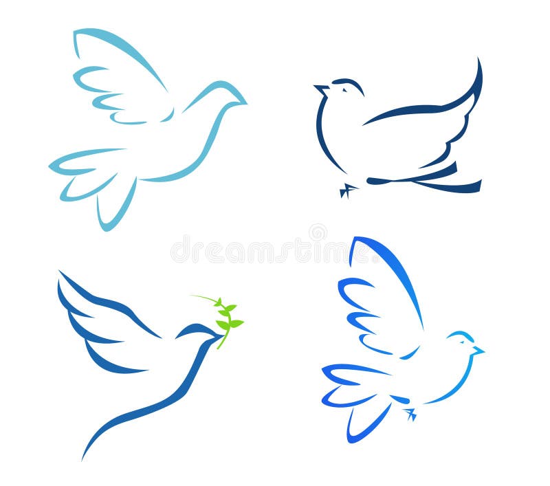 Flying dove stock vector. Illustration of flight, grunge - 8137979