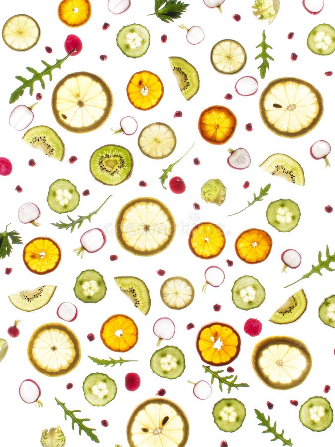 Flying fresh greens and fruits, cucumber, rucola,cucumber, lemon, brussel sprouts, parsley, royalty free stock image Flying fresh greens and fruits, cucumber, rucola,cucumber, lemon, brussel sprouts, parsley, royalty free stock image