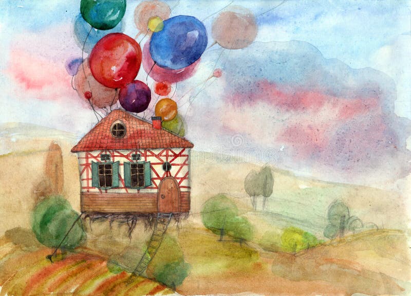 Flying house (series B)