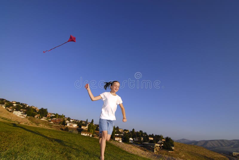 Flying A Kite Picture. Image 5753207