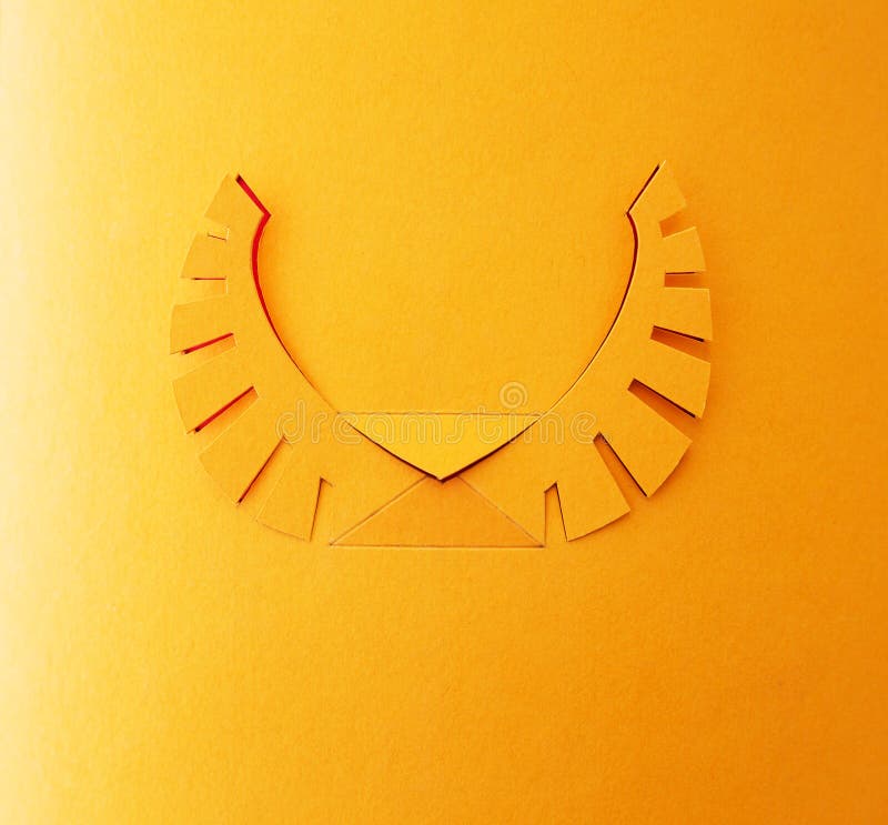 Flying letter concept symbol royalty free stock image