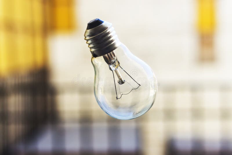 Flying Lighting a Bulb,concept Business Stock Image Image of business