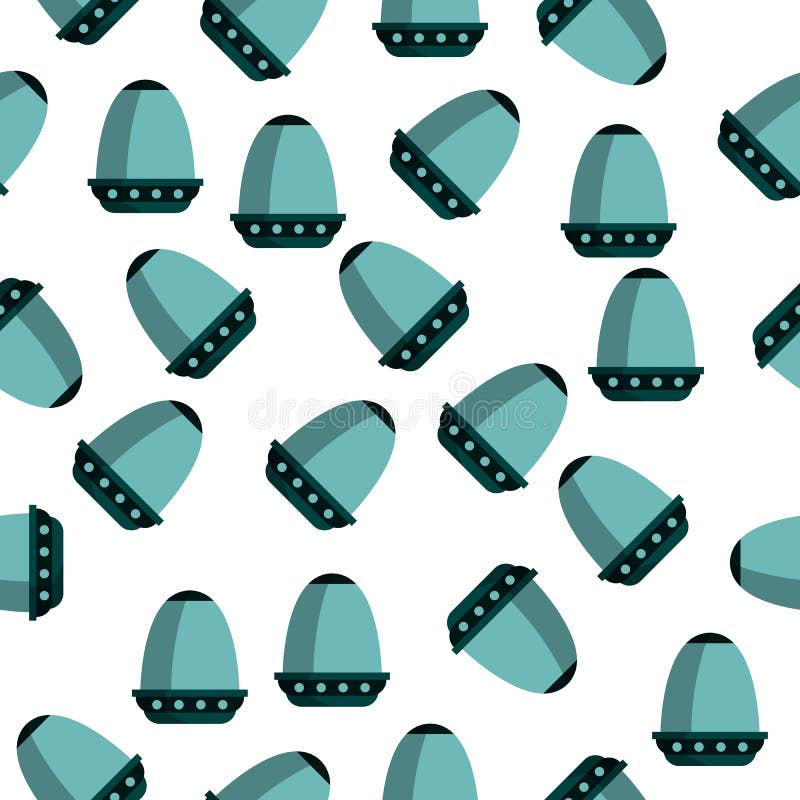 Flying saucer colored icon in pattern style. One of ufo collection icon can be used for UI, UX stock illustration