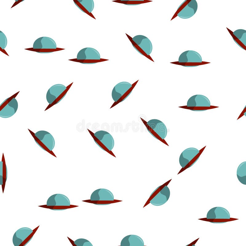 Flying saucer colored icon in pattern style. One of ufo collection icon can be used for UI, UX royalty free illustration