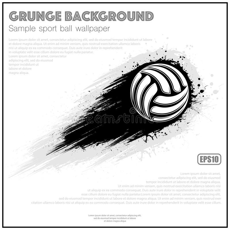Grunge White Ball Splash Moving Stock Vector - Illustration of ...